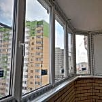 Установили тёплый балкон из профиля Elex70, стеклопакет двухкамерный solar